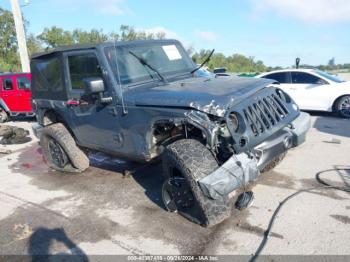  Salvage Jeep Wrangler