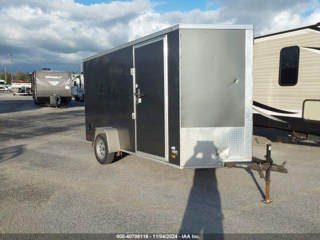  Salvage Covered Wagon Traile 12  Enclosed Trailer