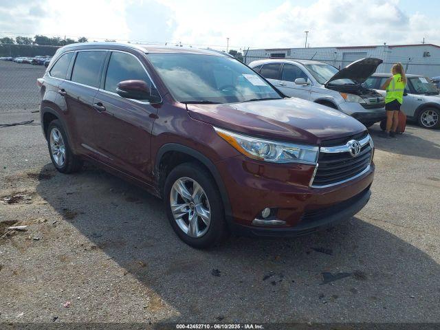  Salvage Toyota Highlander