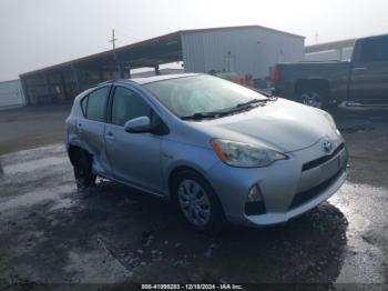  Salvage Toyota Prius c