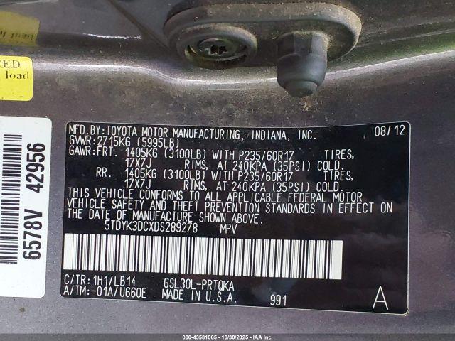 Toyota Sienna Xle V6 8 Passenger Image 6