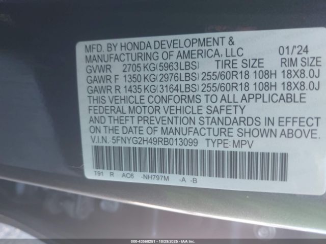 Honda Pilot Ex-l Image 13