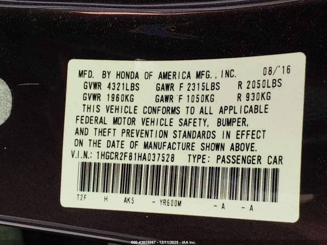 Honda Accord Ex-l Image 20