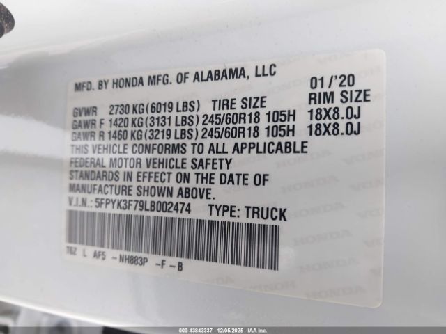 Honda Ridgeline Rtl-e Image 11