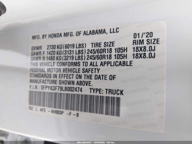 Honda Ridgeline Rtl-e Image 11