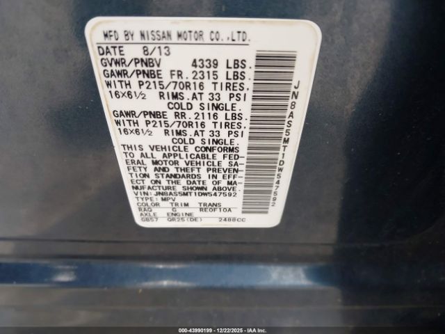 Nissan Rogue S Image 7