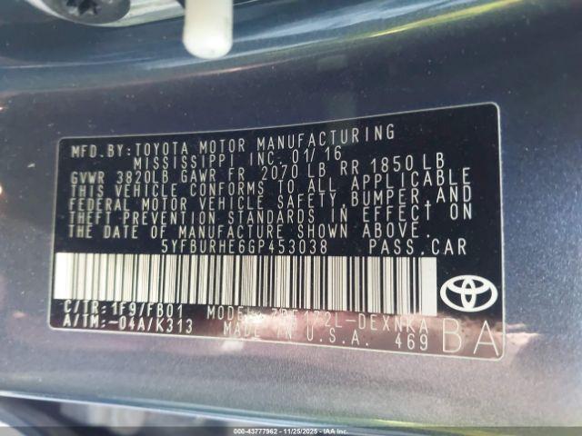 Toyota Corolla Le Image 6