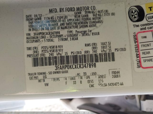 Ford Fusion Sport Image 6