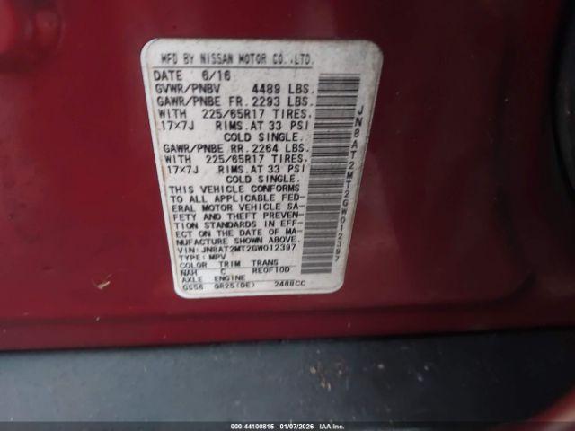 Nissan Rogue S Image 5