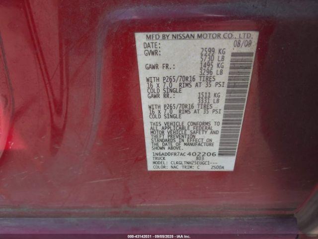 Nissan Frontier Se Image 15