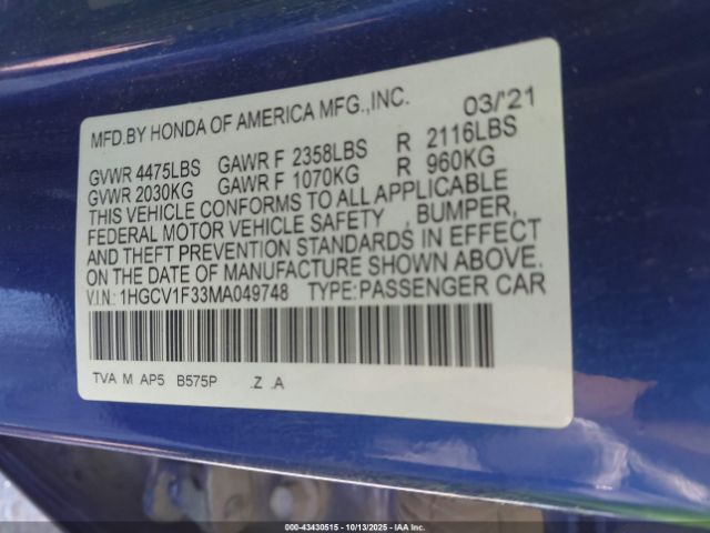 Honda Accord Sport Image 5