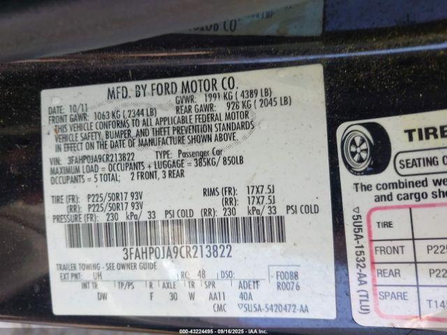 Ford Fusion Sel Image 13