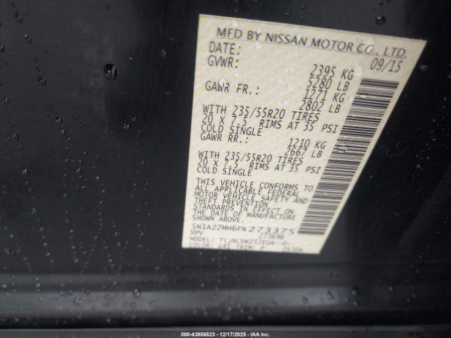 Nissan Murano Platinum Image 16