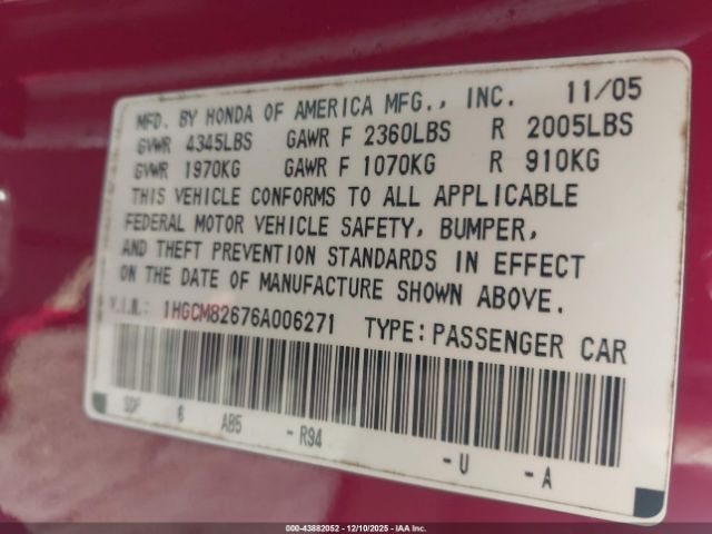 Honda Accord 3.0 Ex Image 11