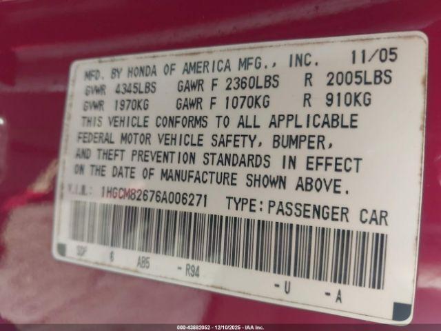 Honda Accord 3.0 Ex Image 11